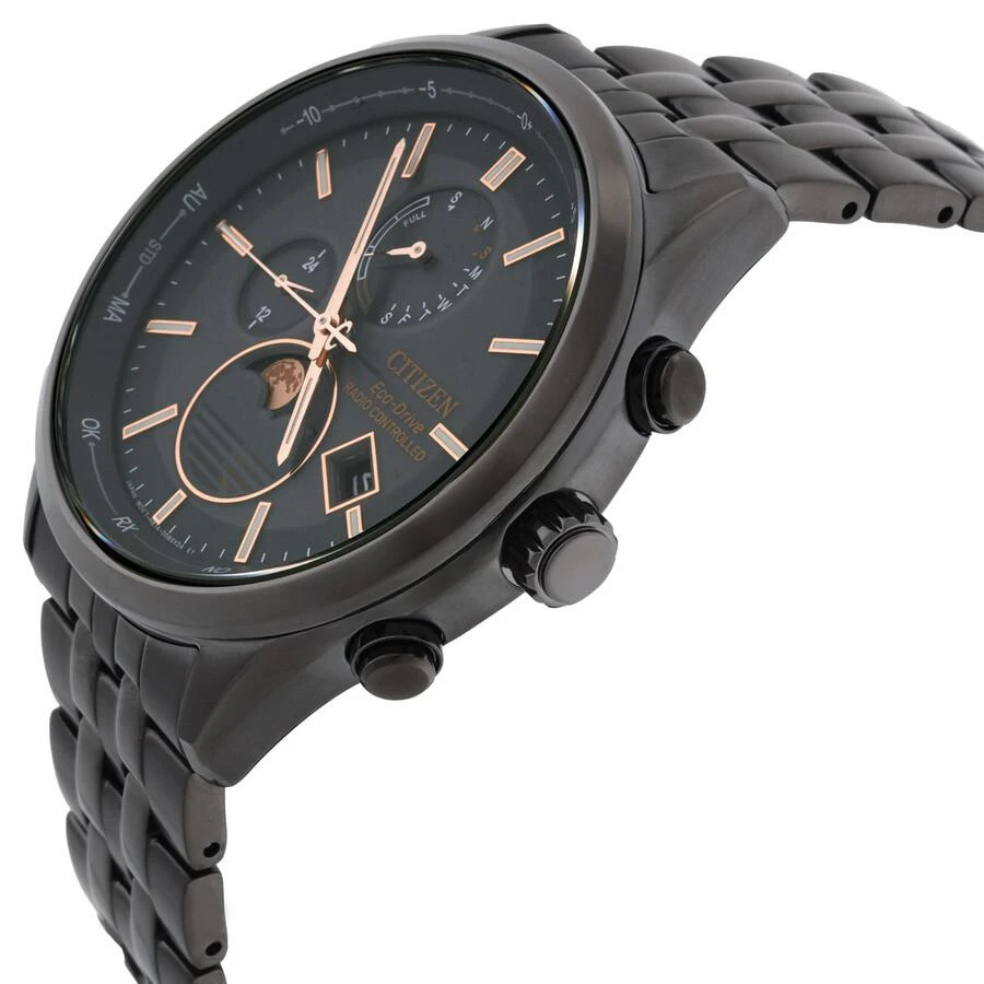 Citizen Eco-Drive Radio-Controlled Moon Phase Grey Dial Men's Watch BY1037-51H 2