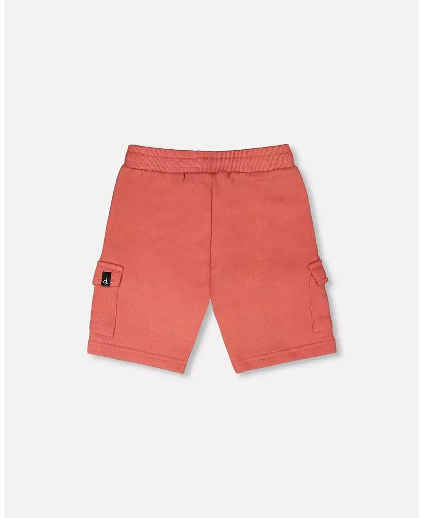 Deux par Deux Toddler Boys French Terry Shorts Brick 4