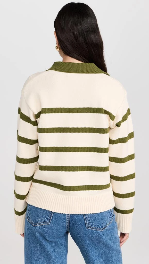 English Factory Striped Collared Sweater 2