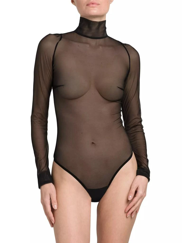 Nensi Dojaka Sheer Back Cut-Out Bodysuit 5