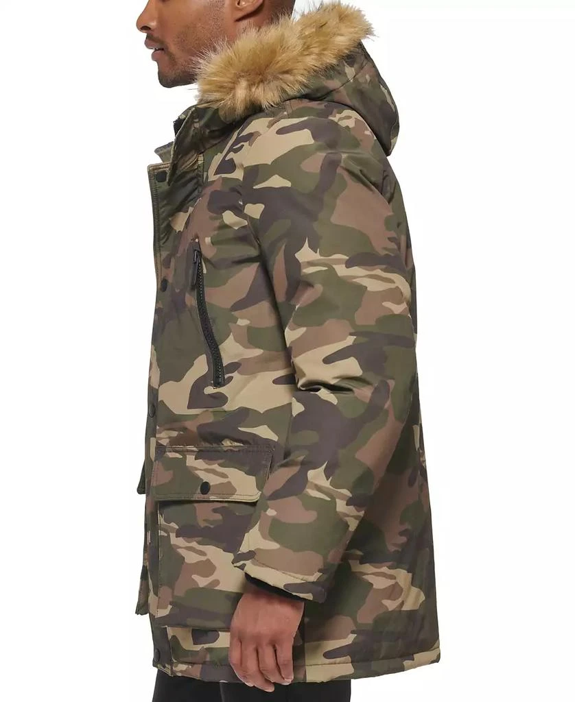 Club Room Men's Parka with a Faux Fur-Hood Jacket, Created for Macy's 3