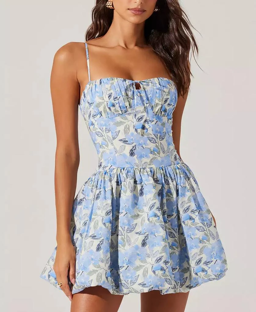 ASTR Women's Larissa Bubble-Hem Mini Dress 6