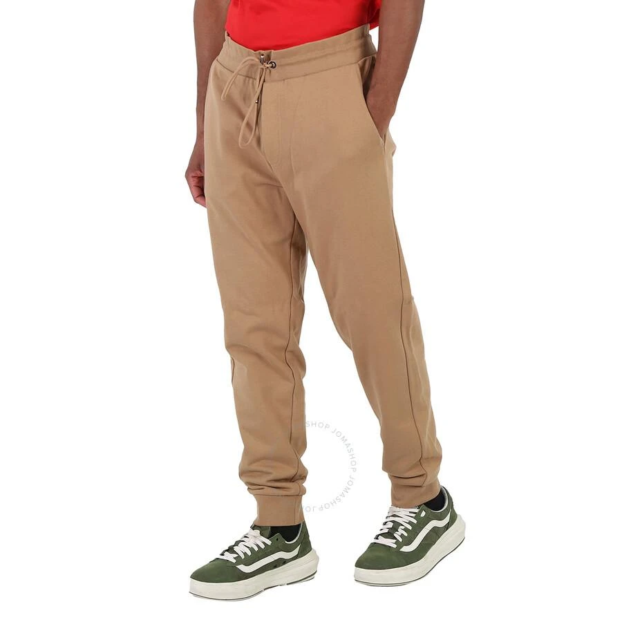 Hugo Boss Medium Beige Lamont 92 Logo Print Cotton-Terry Track Pants 3
