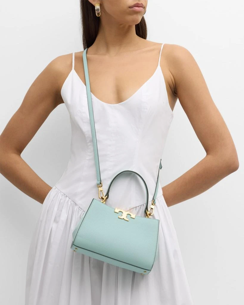 Tory Burch Eleanor Mini Pebbled Leather Satchel Bag 3