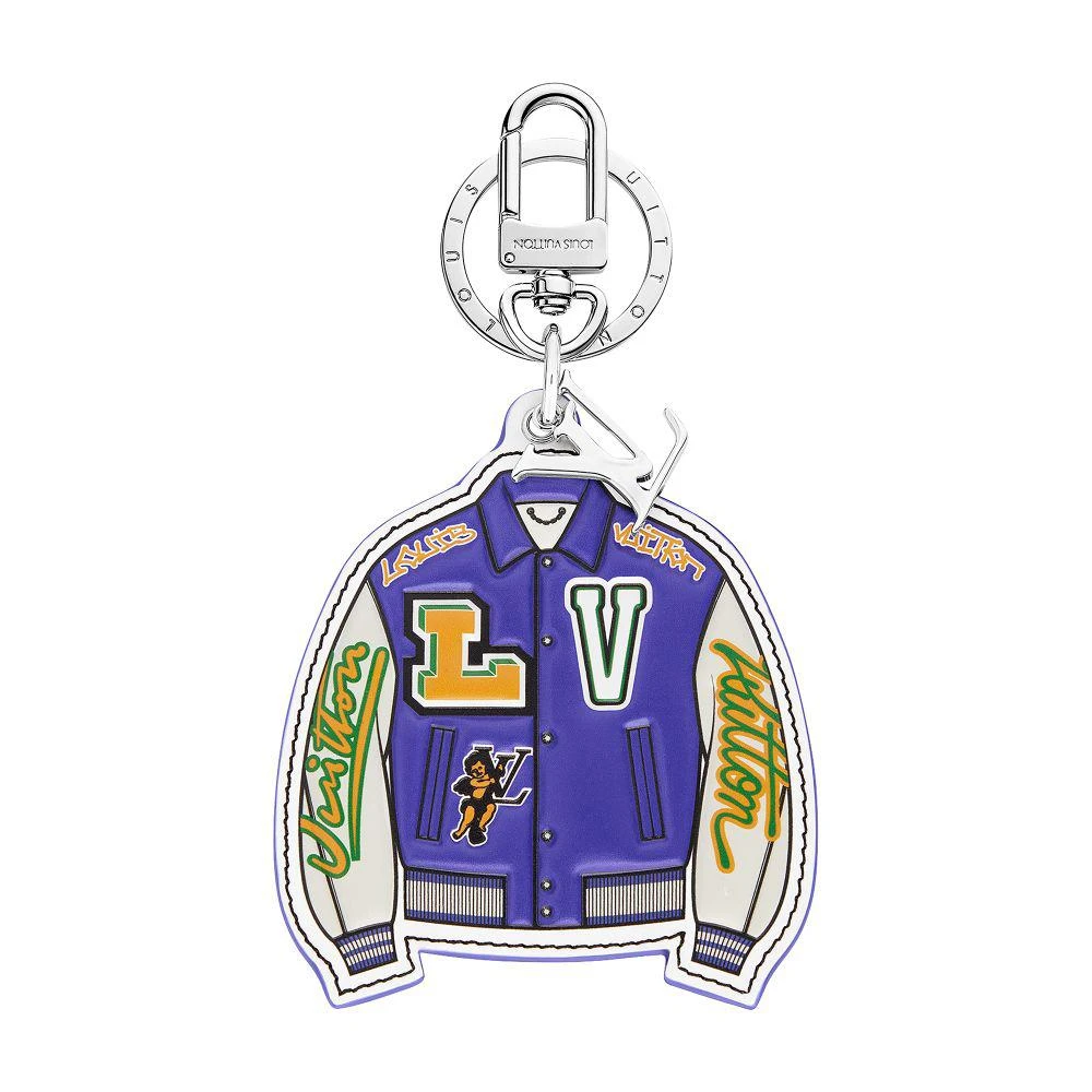 Louis Vuitton LV Varsity Jacket Illustre Bag Charm & Key Holder 4