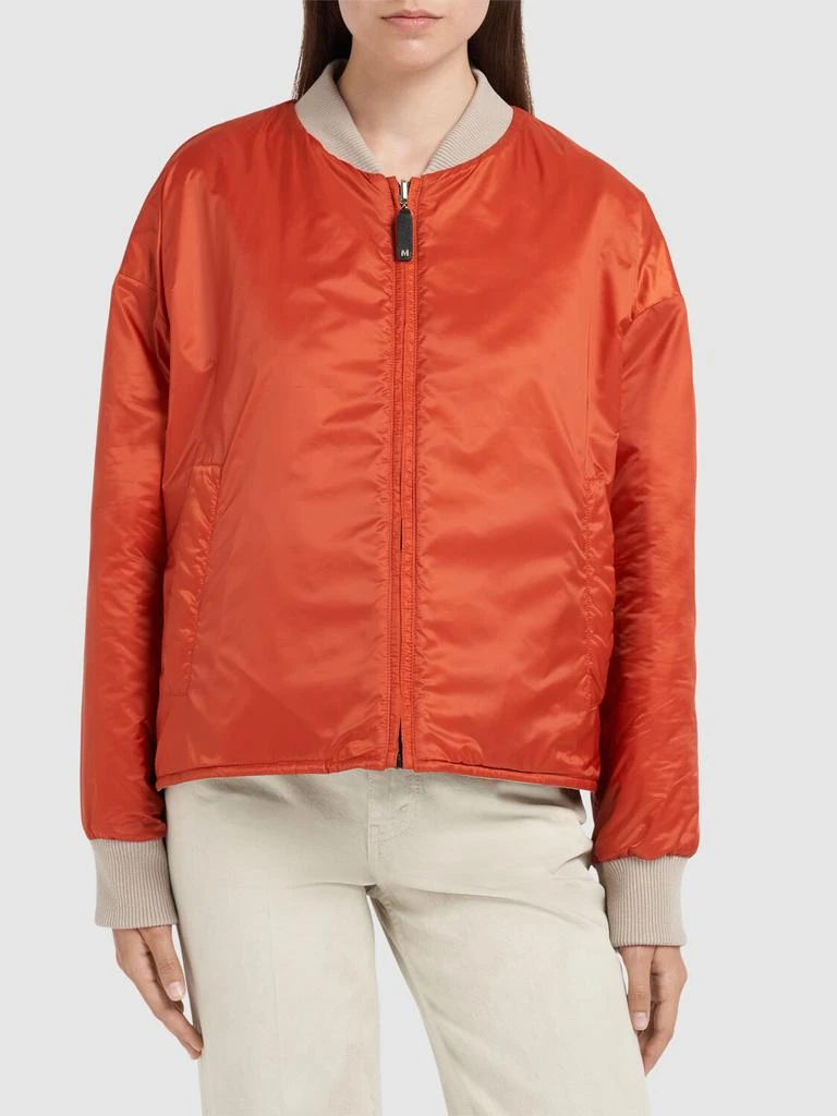 Max Mara Licia Quilted Puffer Bomber Jacket 2
