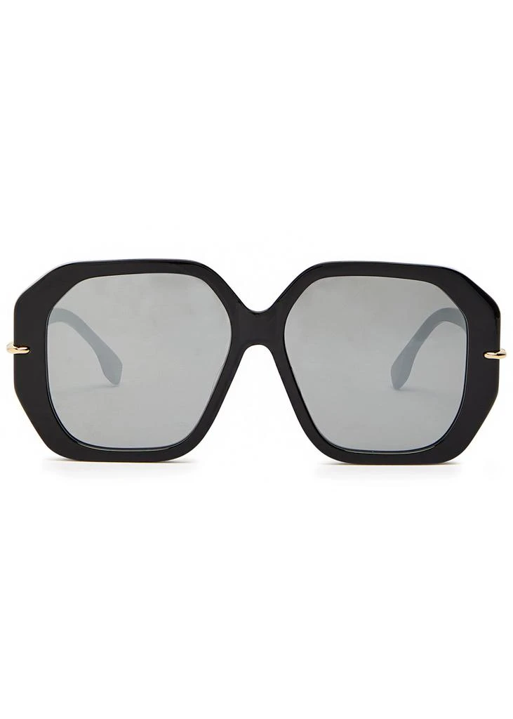 Fendi Fendi Selleria oversized hexagon-frame sunglasses 2