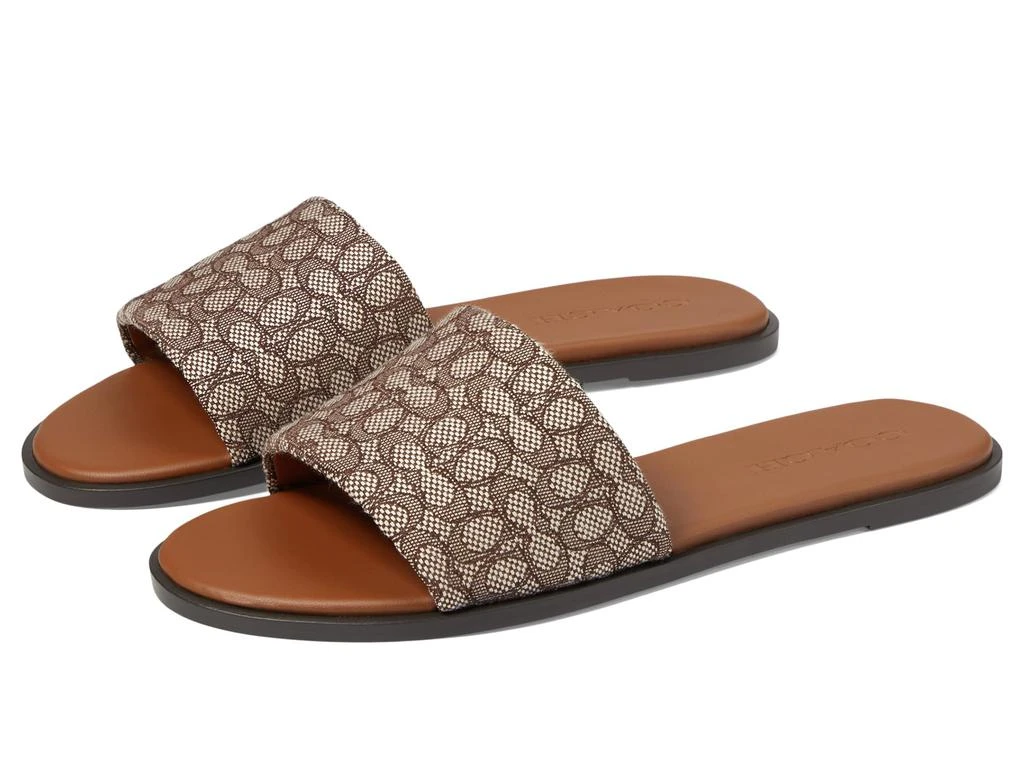 COACH Holly Mini Signature Jacquard Sandal 1