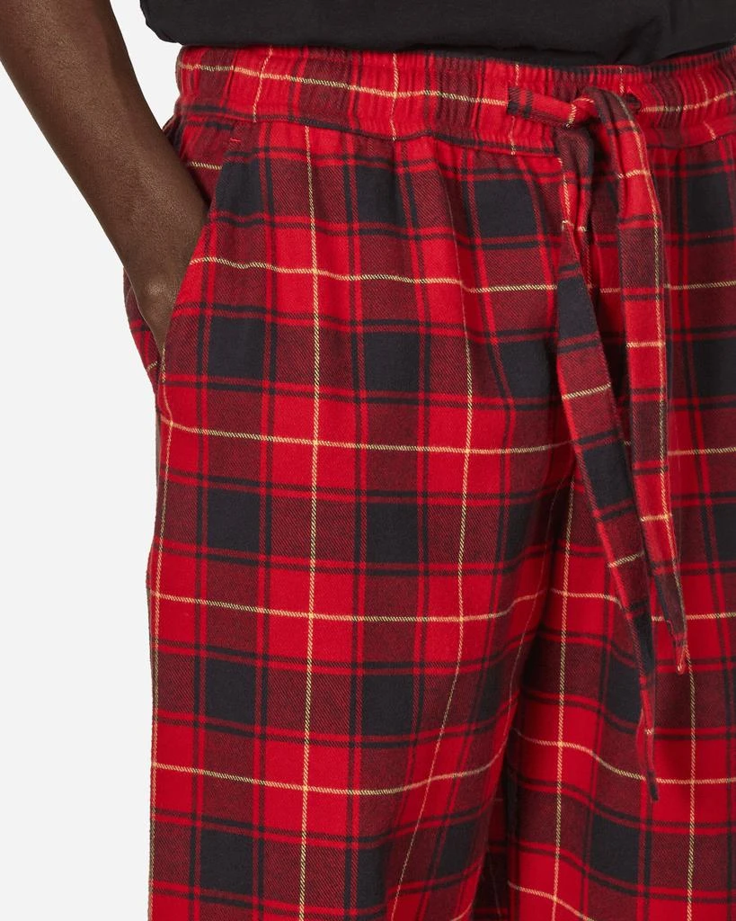 Tekla Flannel Plaid Pijamas Pants Red 5