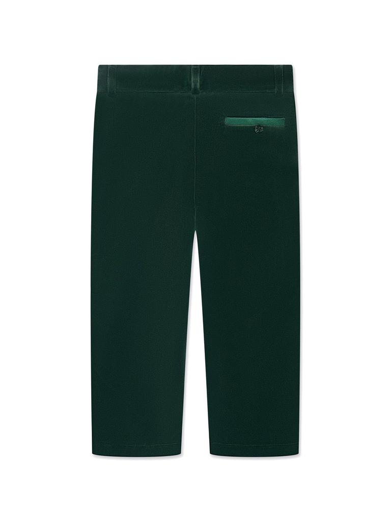 Patachou Patachou Straight Leg Velvet Party Trousers