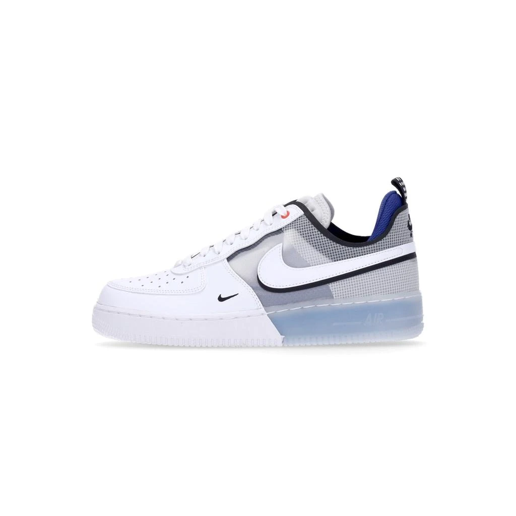 NIKE Air Force 1 React White/white/lt Photo Blue Men's Low Shoe 1