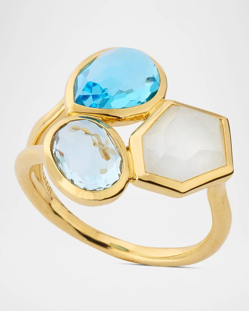Ippolita Rock Candy Small Mare 3-Stone Cluster Ring in 18K Gold 3