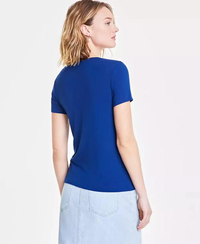 On 34th Women's Short-Sleeve Crewneck Modal T-Shirt, Created for Macy's 4