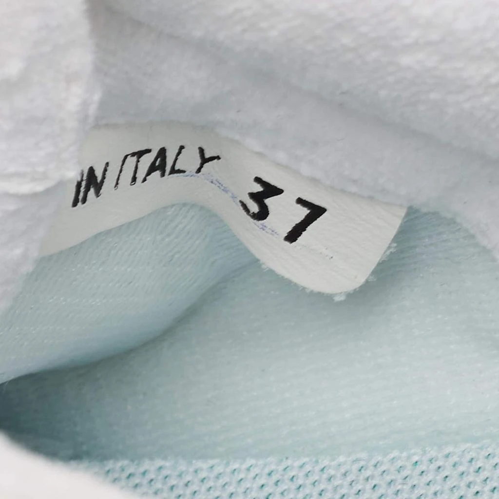 Miu Miu Miu Miu x New Balance 574 White Suede and Denim Sneakers Size 37 8