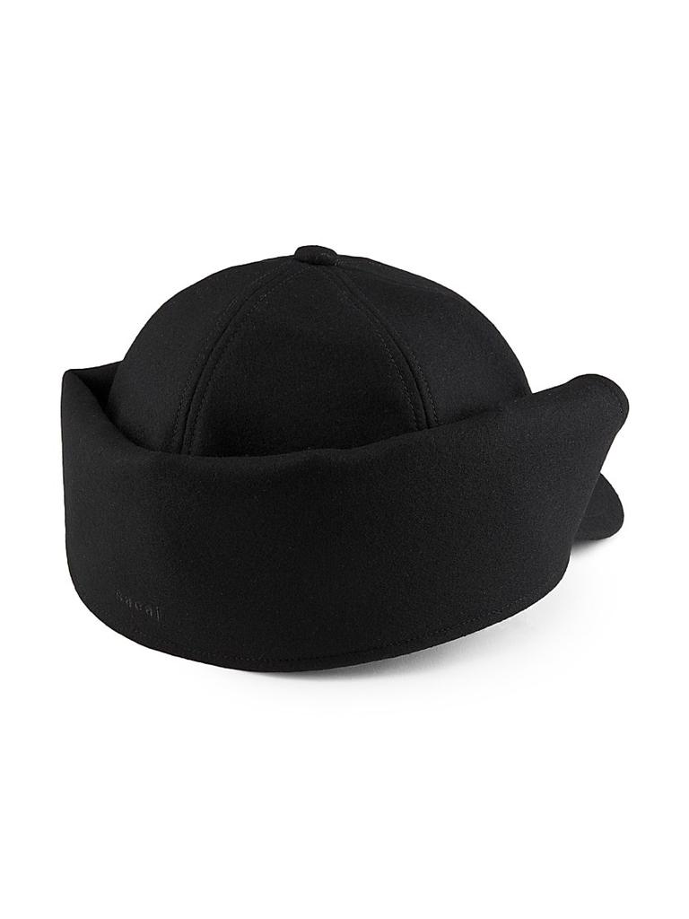 sacai サカイ　Moulding wool cap 値下げ】サカイ Sacai wool cap キャップ ネイビー - メルカリ