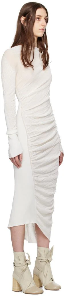 Issey Miyake Off-White Ambiguous Midi Dress 2