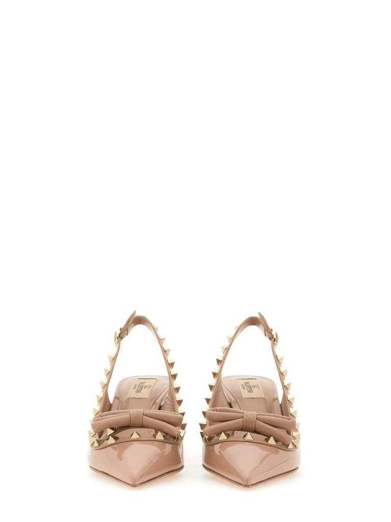 Valentino Valentino Garavani "Rockstud Bow" Slingback Pumps 4