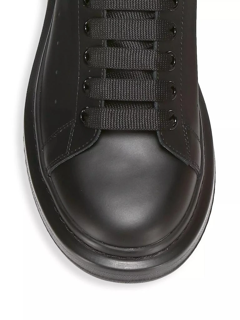 Alexander McQueen Men's Oversized Leather Platform Sneakers 4