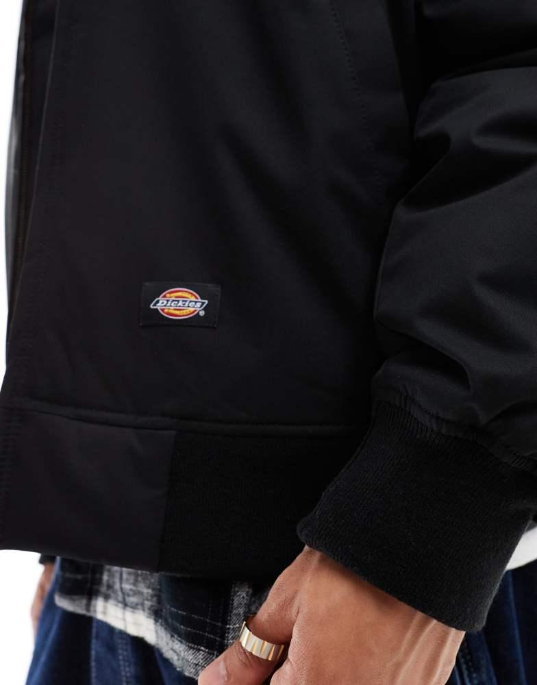 DICKIES Dickies plains premium bomber jacket in black
