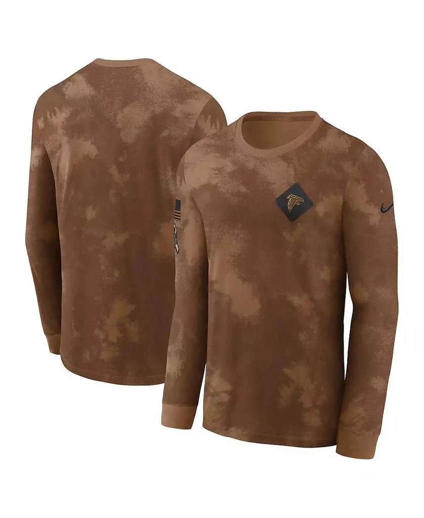 NIKE Men's Brown Atlanta Falcons Salute To Service Long Sleeve T-Shirt 1
