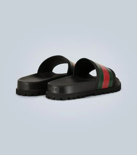 Gucci Striped Web slide sandals 5