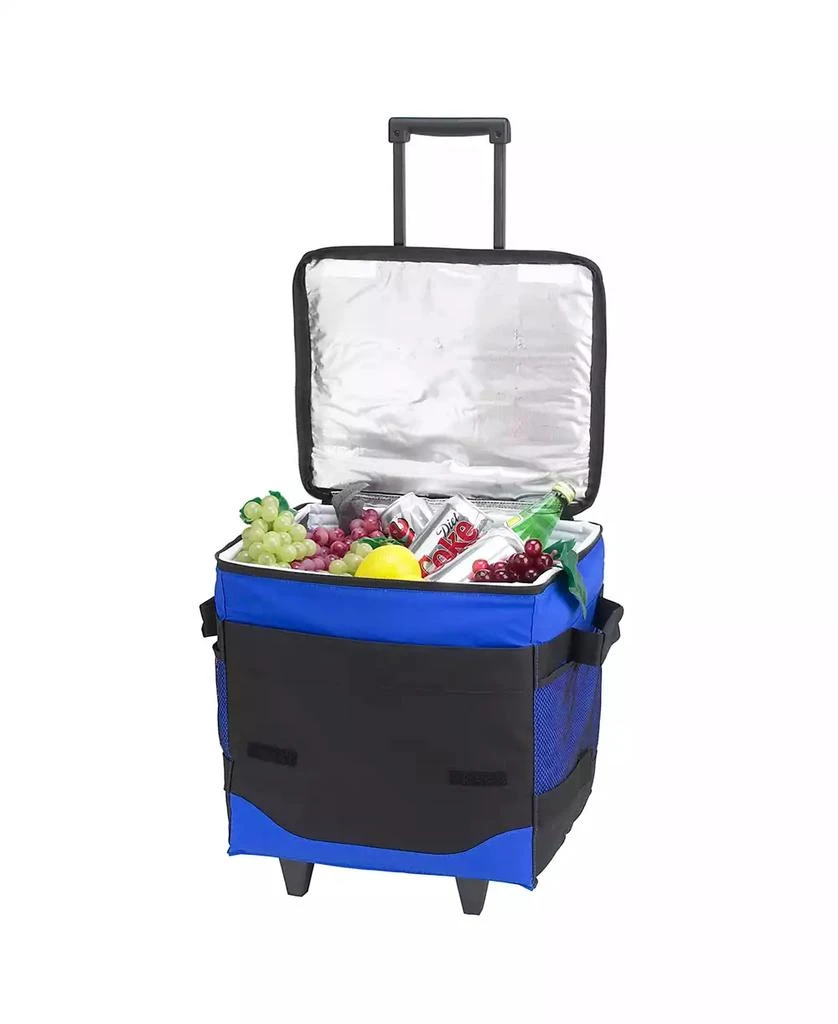 Picnic At Ascot 60 Can Collapsible Insulated Rolling Cooler 3