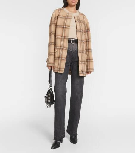 Isabel Marant Checked wool blend coat 2