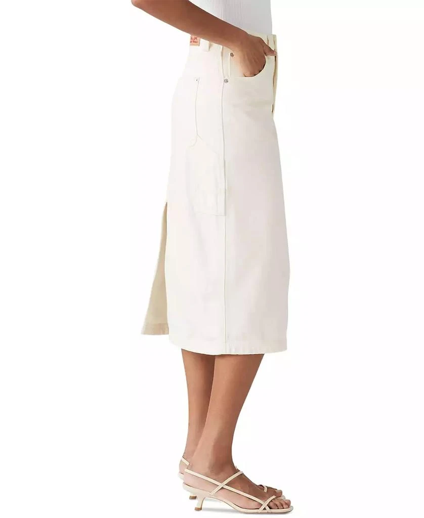 Levi's Women's Cotton High-Rise Back-Slit Denim Skirt 3