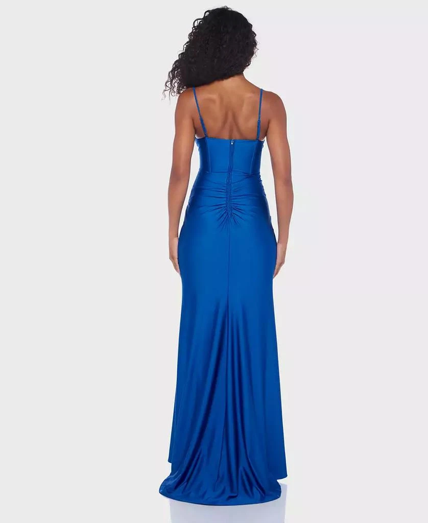 B Darlin Juniors' Corset Ruched Gown 3