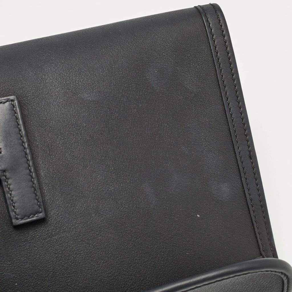 Hermes Hermes Bleu Indigo Swift Leather Elan Jige 29 Clutch 6