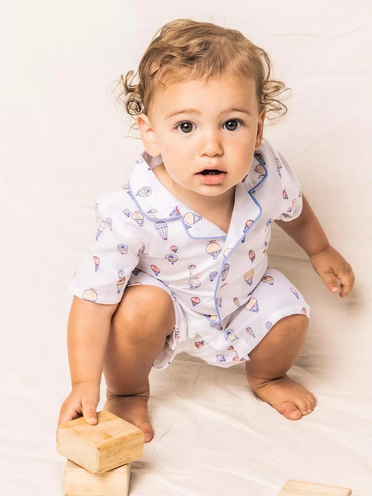Petite Plume Baby Boy's Bonne Voyage Classic Romper 4