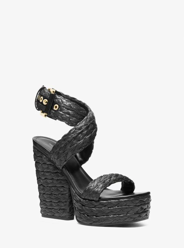 Michael Kors Rhoda Woven Platform Sandal 1