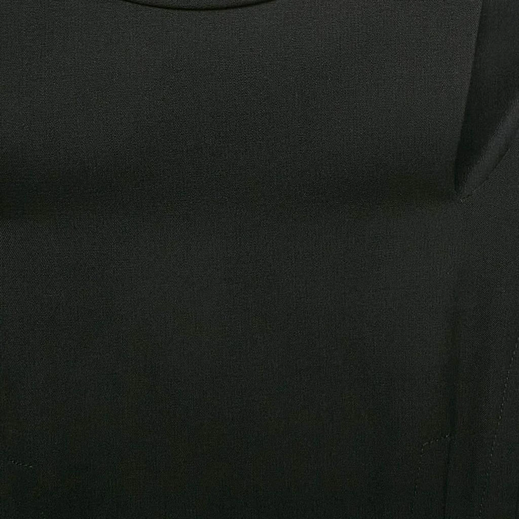 Gianfranco Ferre Gianfranco Ferre Black Crepe Turtle Neck Short Dress M 3