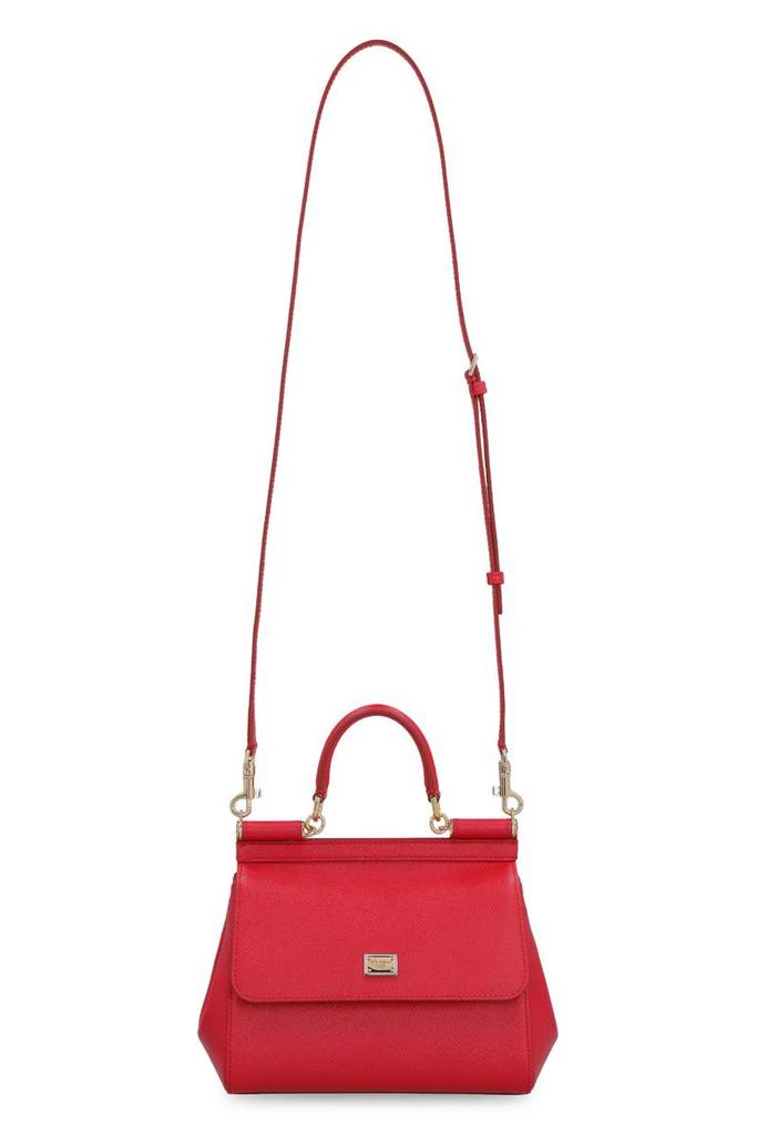 Dolce & Gabbana Dolce & Gabbana Sicily Small Leather Handbag 5