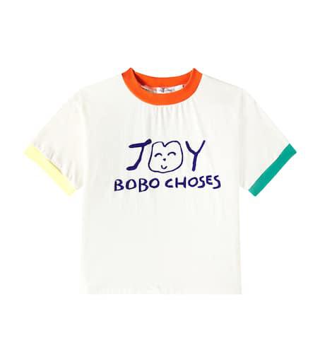 BOBO CHOSES Smiling cotton jersey T-shirt