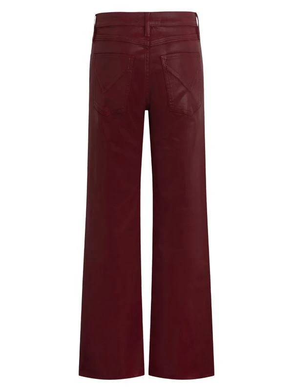 Hudson Rosie Coated High-Rise Stretch Wide-Leg Jeans 2