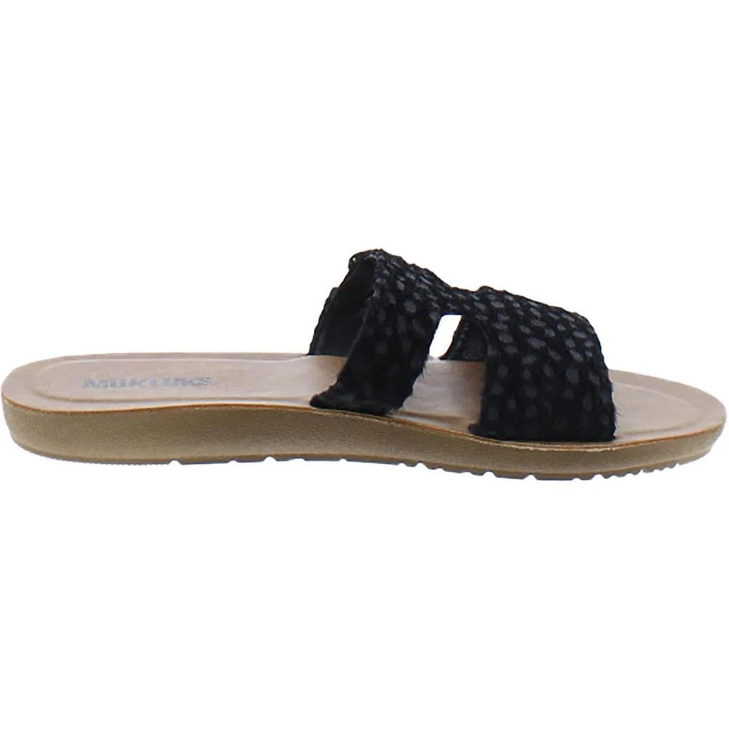 MUK LUKS Womens Suede Slide Sandals 2