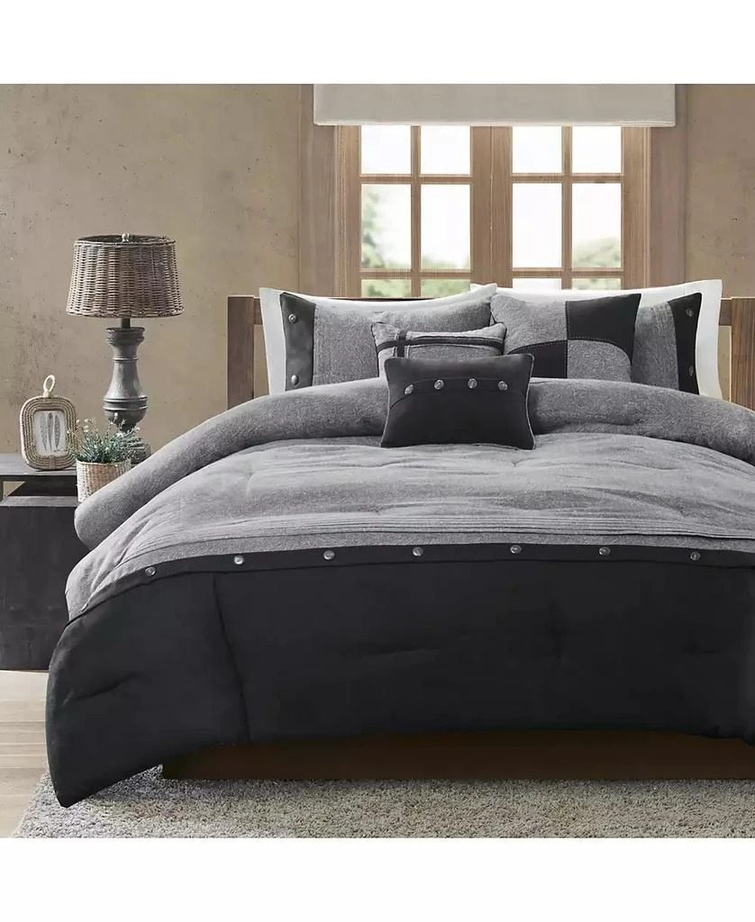 Madison Park Boone Microsuede 7-Pc. Comforter Set 7