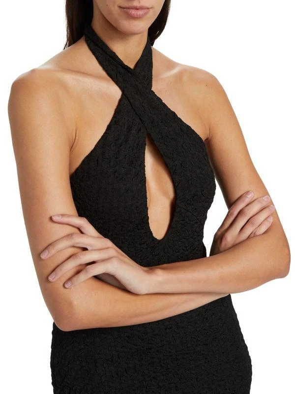 LaMarque Milca Textured Keyhole Dress 4