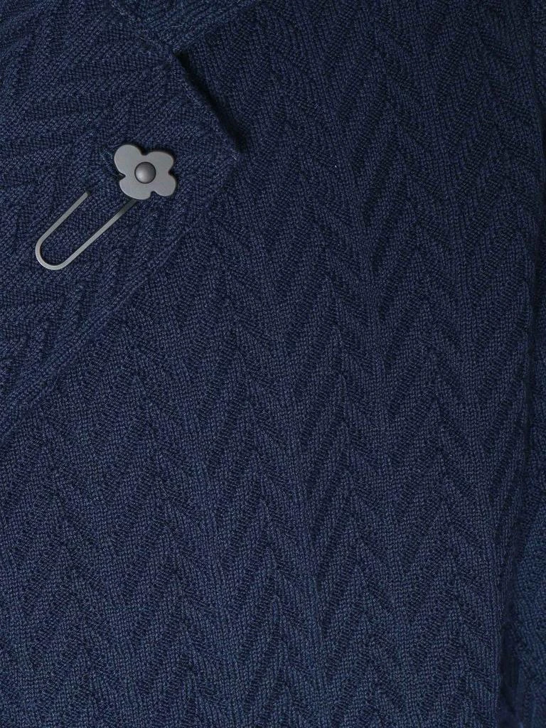 LARDINI Lardini Brooch-Detail Double-Breasted Blazer 3