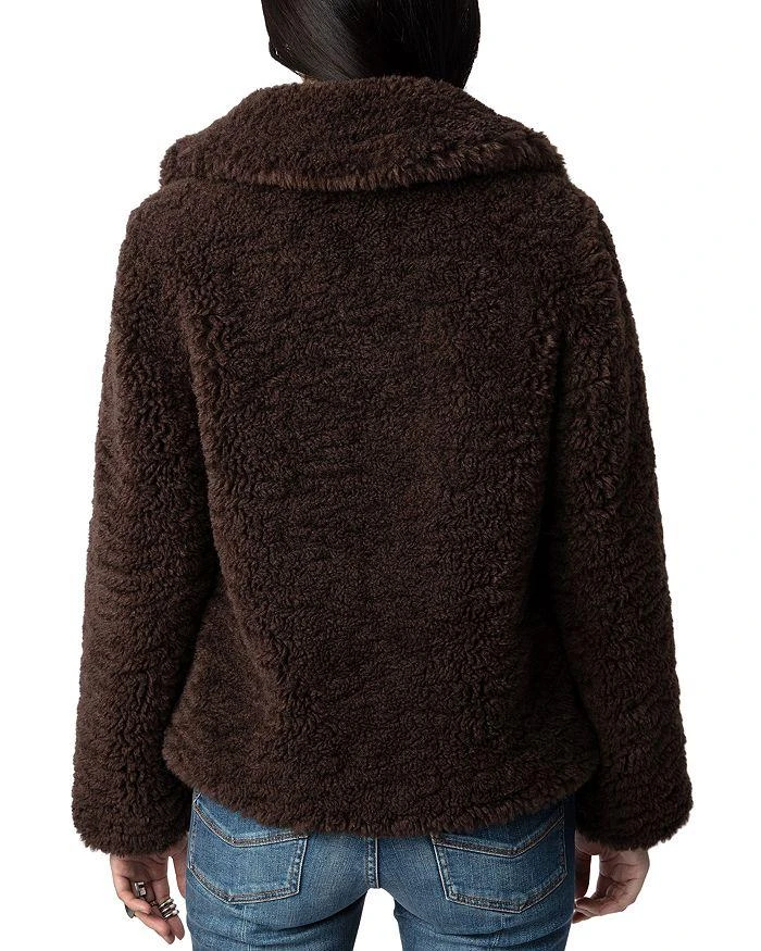 ZADIG & VOLTAIRE Fred Faux Fur Coat 3