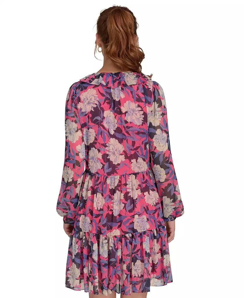 Tommy Hilfiger Women's Printed Blouson-Sleeve Shift Dress 4