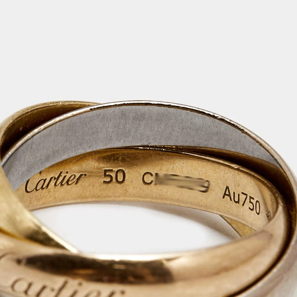 Cartier Cartier Trinity 18k Three Tone Gold Ring Size 50 6