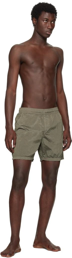 Stone Island Green B100004 Nylon Metal Swim Shorts 5