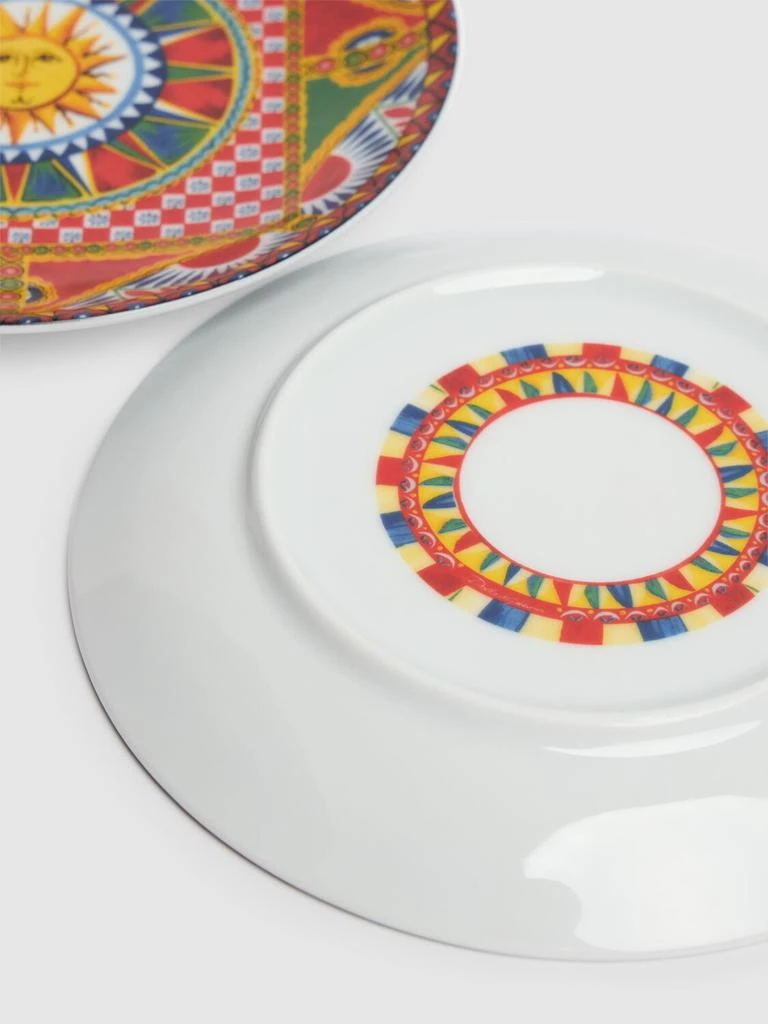 Dolce & Gabbana Set Of 2 Sole Carretto Fruit Plates 2