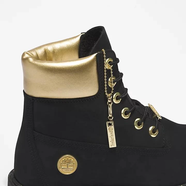 Timberland Timberland® Heritage 6 Inch Boot for Women in Black/Gold 7