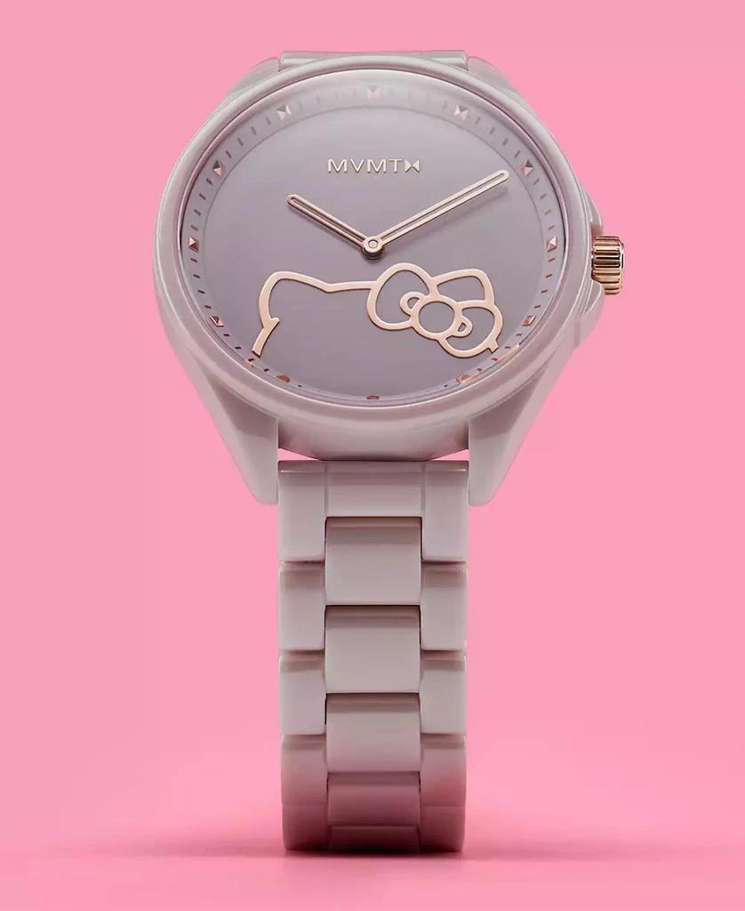 MVMT Women's Coranada Hello Kitty Blush Ceramic Watch 36mm 8