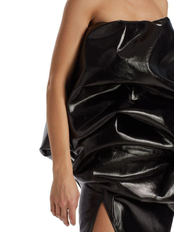 Rick Owens Hun Coated Denim Bustier Top 4