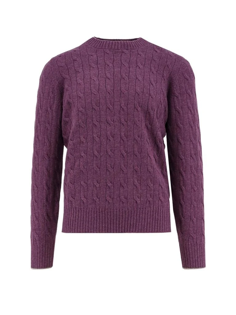 Brunello Cucinelli Brunello Cucinelli Cable-Knit Crewneck Jumper from Cettire