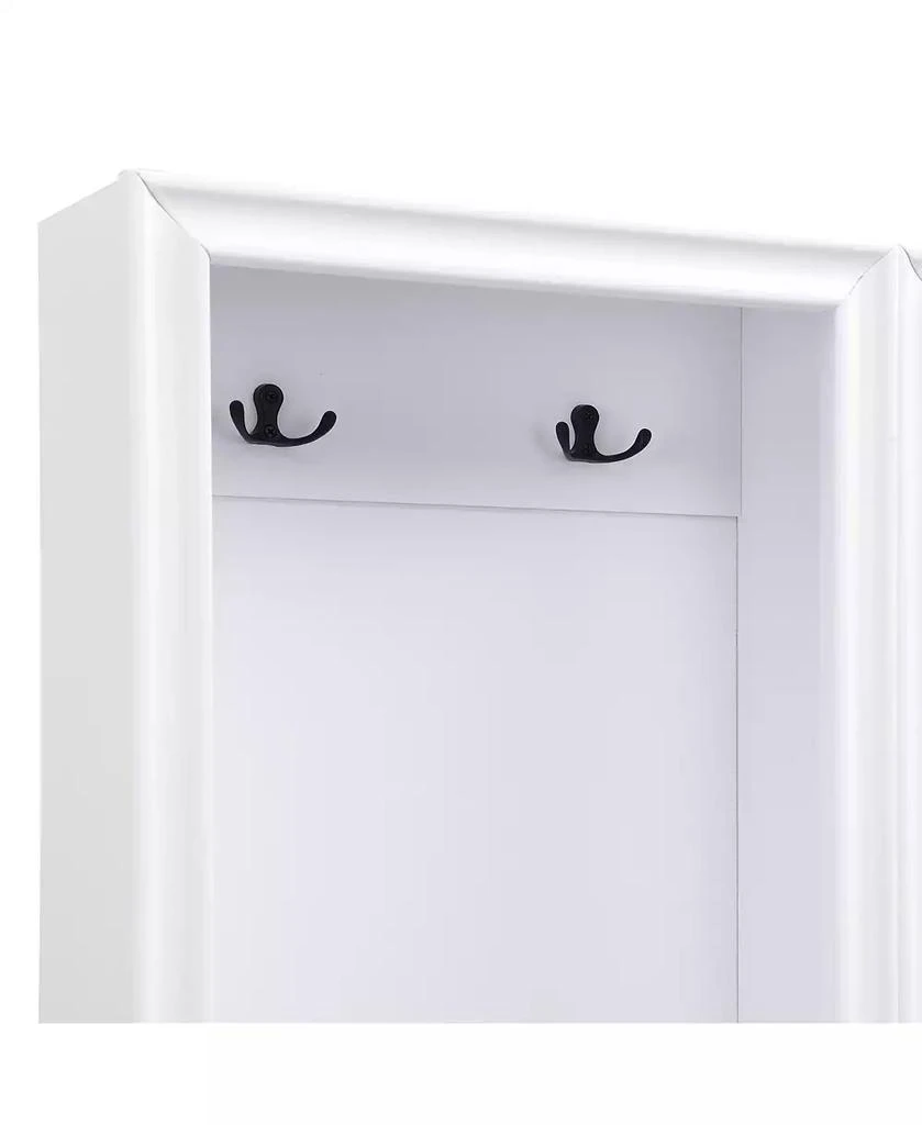 Streamdale Furniture Hall Tree Set of 2 - Entryway Coat Rack 
Bench 4